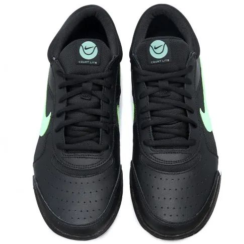 Tênis Nike Zoom Court Lite Preto Branco e Verde 43 Calçados