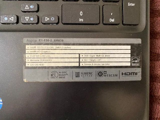 Vende-se notbook Acer Aspire E1-530-2.  - Foto 5