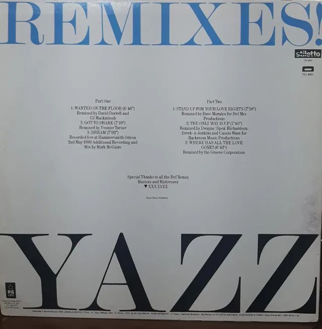 Disco de Vinil LP YAZZ The Wanted Remixes! - Foto 2