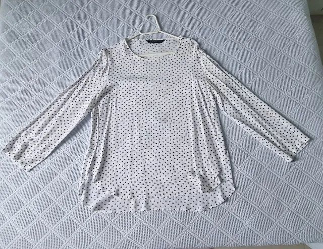 Camisa estampada poá da Zara - Foto 4