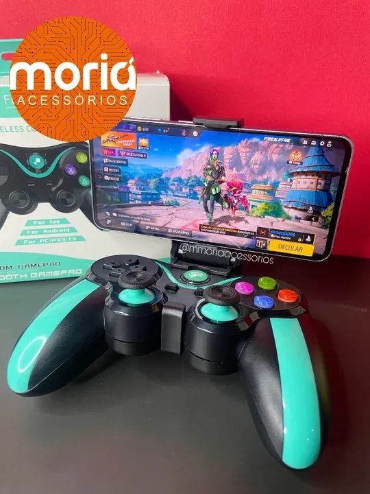 Controle Joystick Para Celular Bluetooth Game PC Android Ios FM-0010 - Foto 5