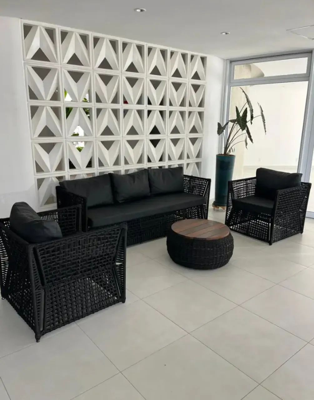 Jogo de sofá em corda náutica 64842091983617120