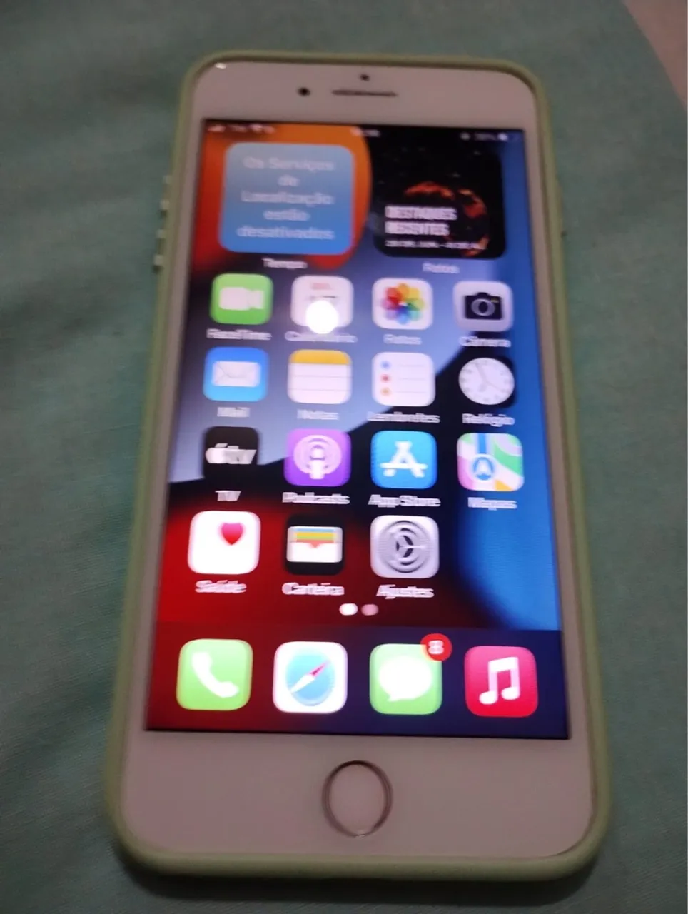 iPhone 7plus com carregador usado troco por iPhone 8plus