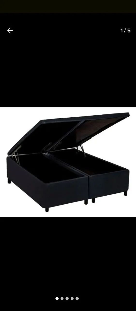 Cama Box de Queen  com baú