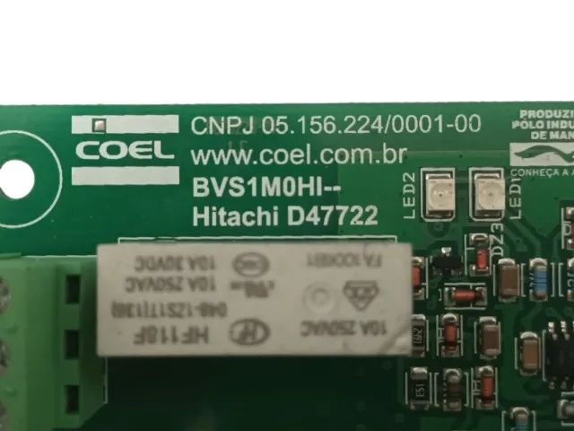 PLACA PARA AR-CONDICIONADO COEL (BVS1MOHI) - Condensadora Hitachi D47722 - Foto 2