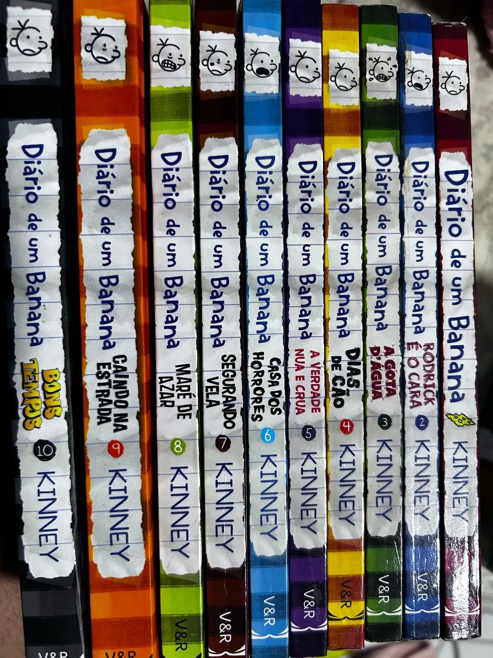 BOX 10 livros Diário de um banana