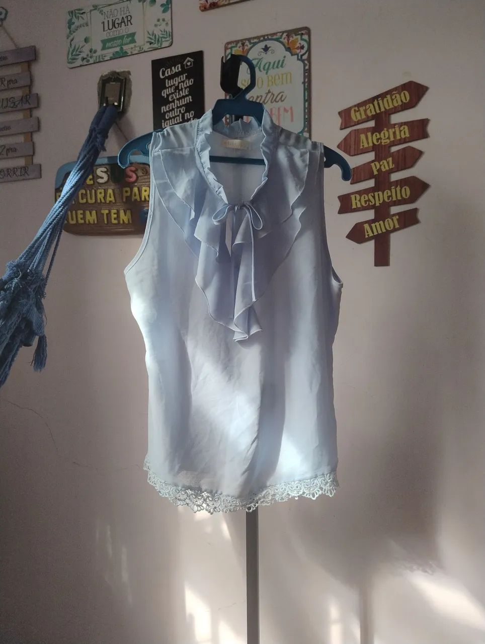 LINDA BLUSA AZUL