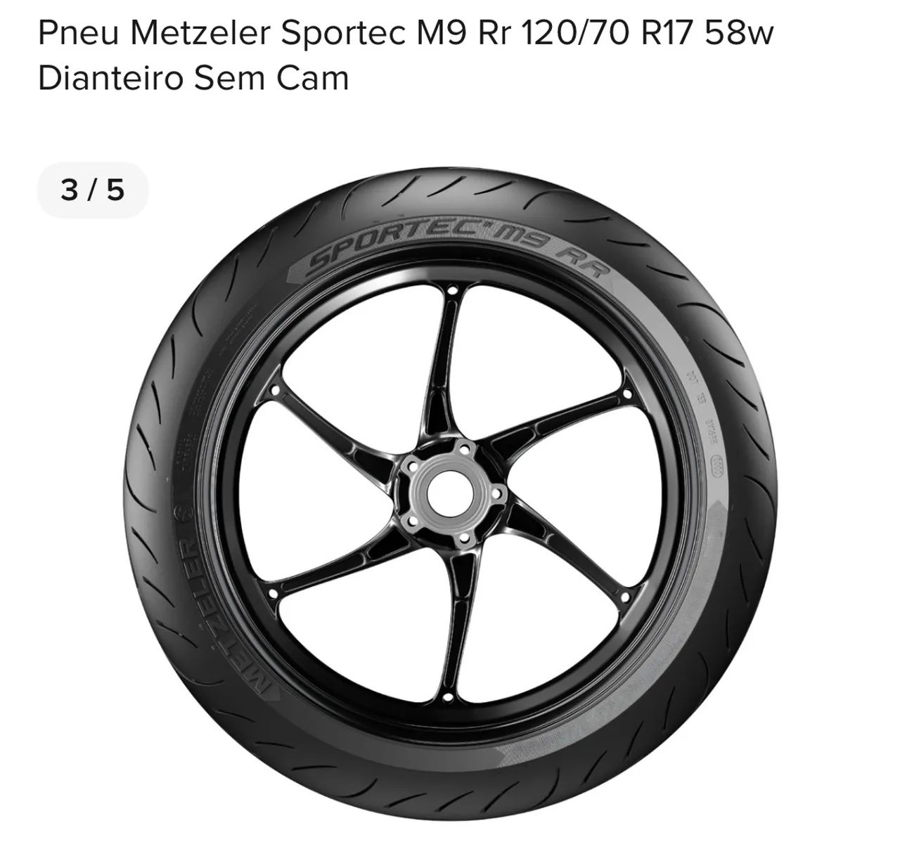 Pneu 120/70 R17 Ducati Multistrada 1200 - Foto 2