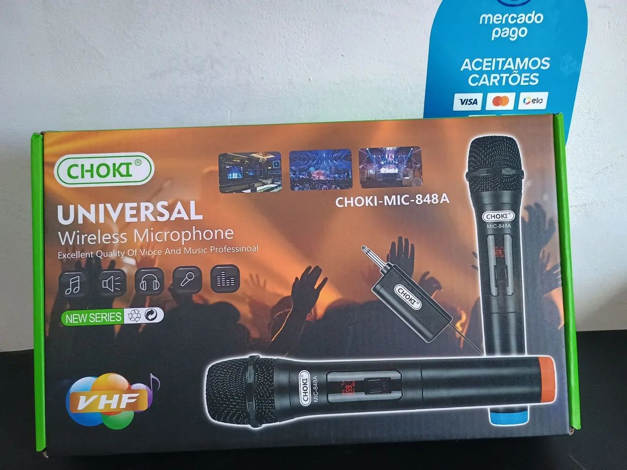 Microfone profissional duplo sem fio/ SUPER PROMOÇÃO 