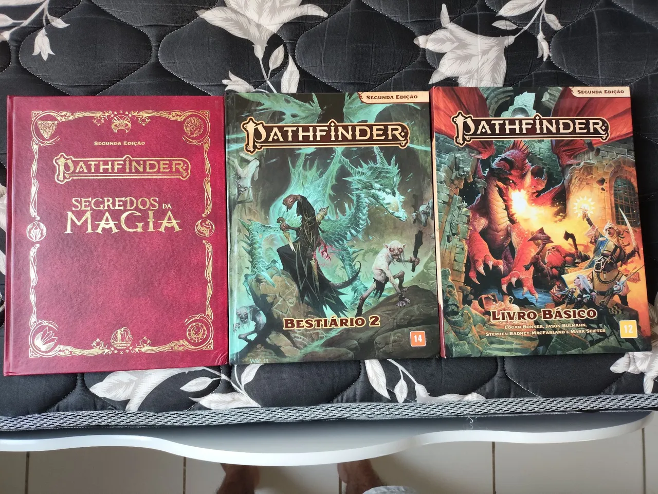 Pathfinder Segunda Edição - Livros Básicos, Bestiário 2 e Segredos da Magia