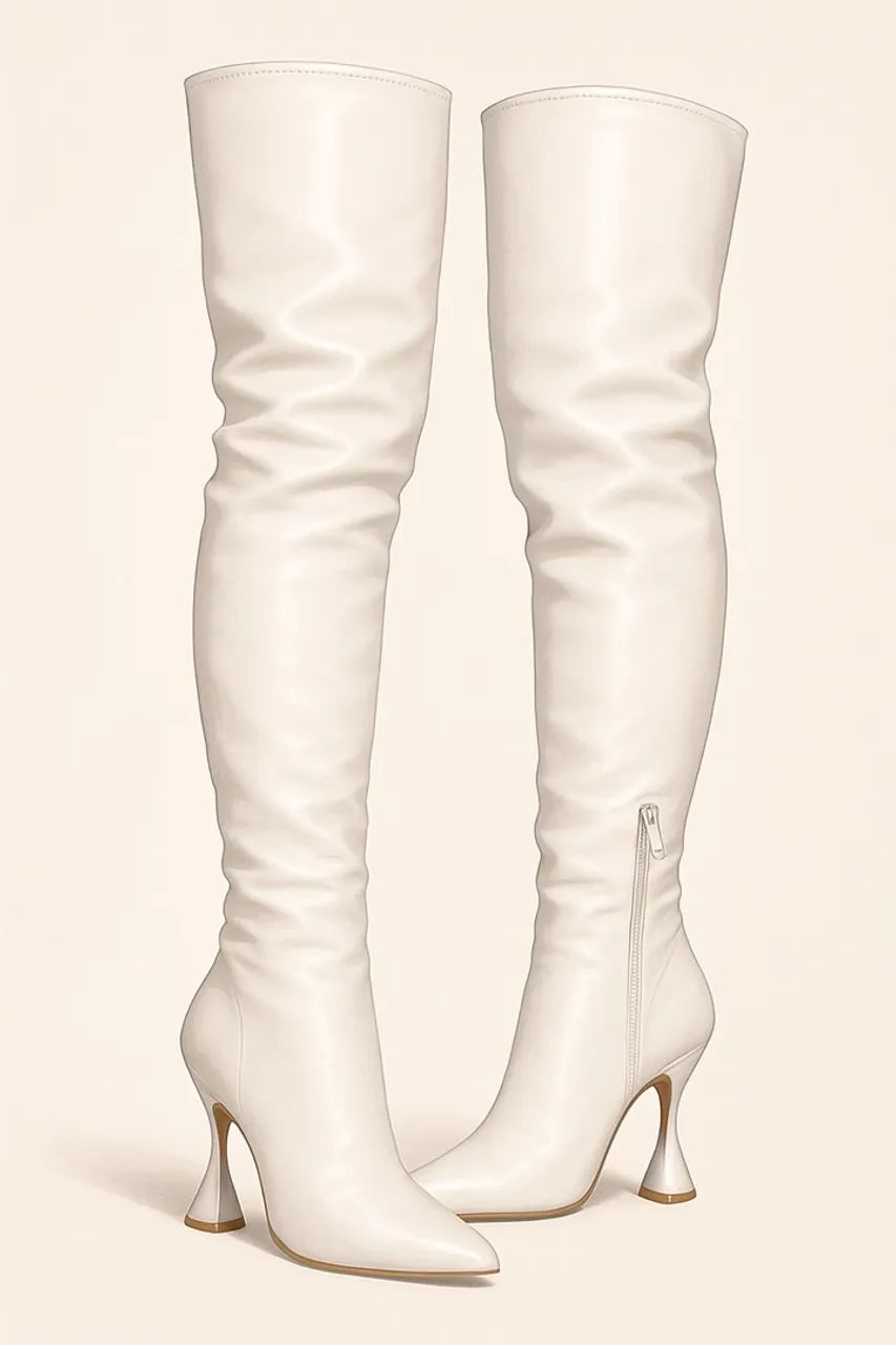 Bota branca 36 - 399,99 - Foto 3