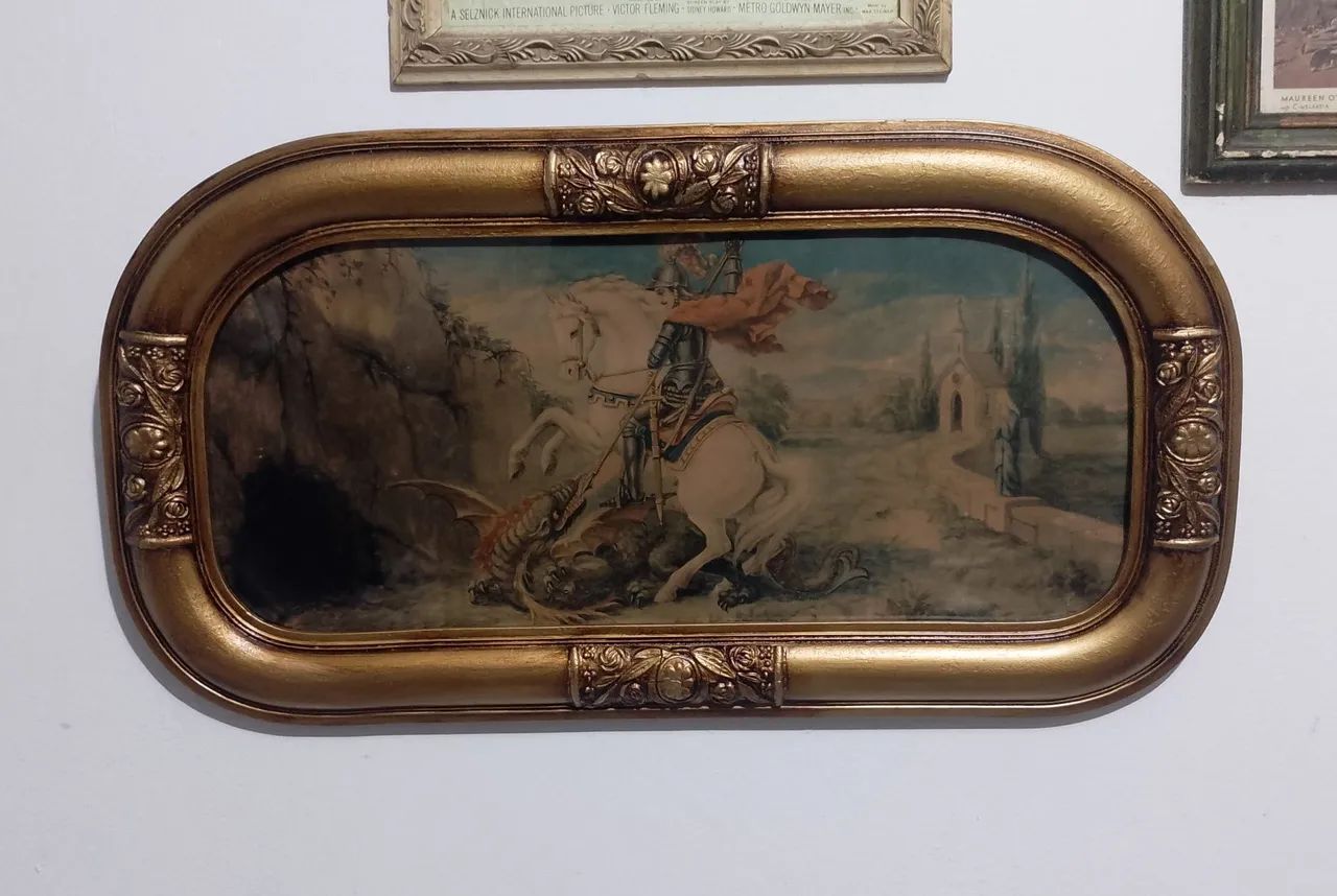 Quadro religioso São Jorge 