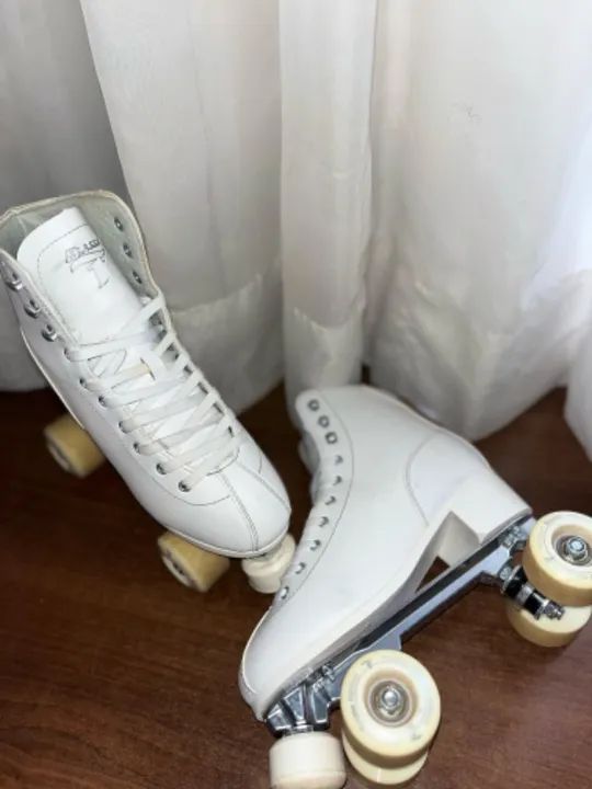 Patins Retrô Traxart QUAD Branco 37 - Foto 3