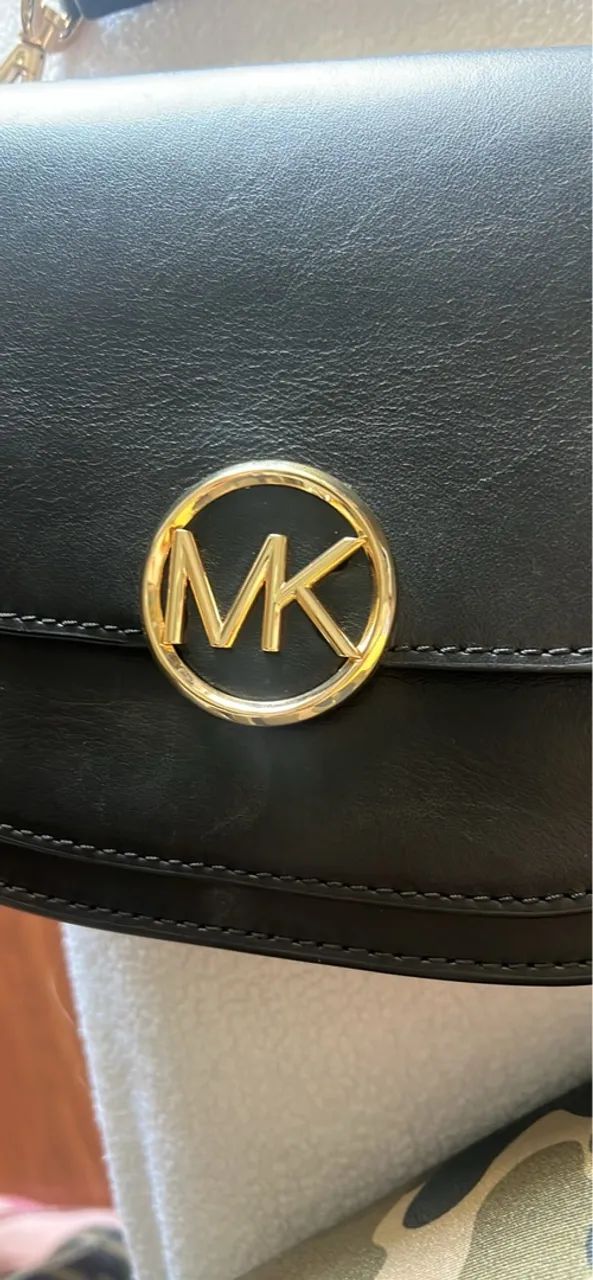Bolsa original Michael Kors em couro preta  - Foto 3