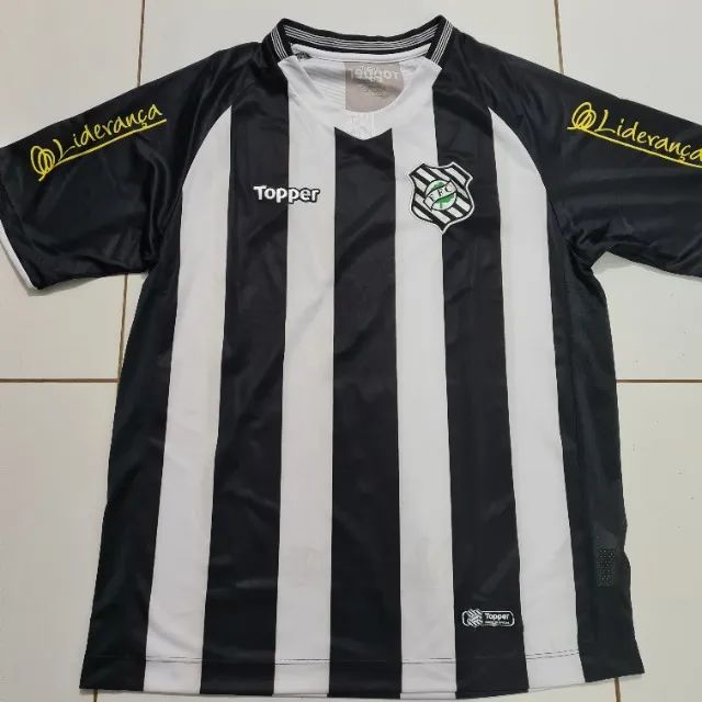 Camisa Figueirense Topper 2018 Preta e Branca Tamanho G