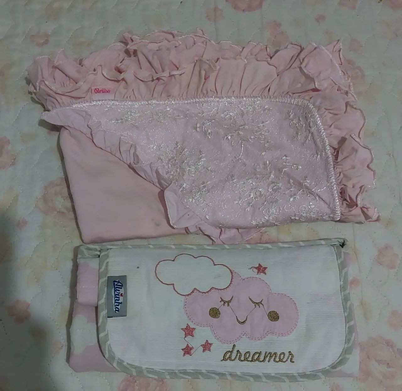 Enxoval de Bebê - Kit Berço Rosa