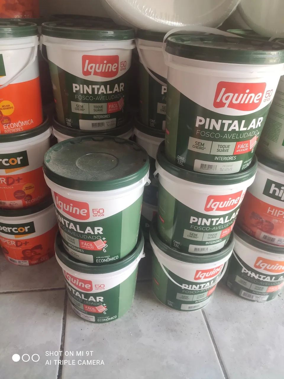 Tinta galão iquine 3,6L - promoção 34,99
