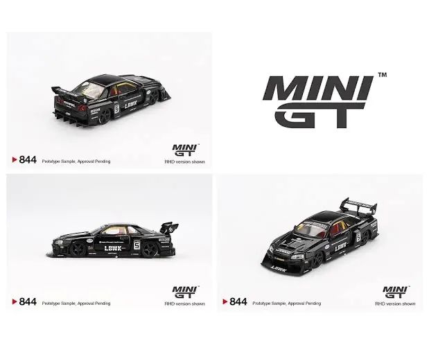 MINI GT Nissan LB-ER34 BLACKTUNER様 MINI GT Nissan LB-ER34 BLACKTUNER様 MINI GT Nissan LB-ER34