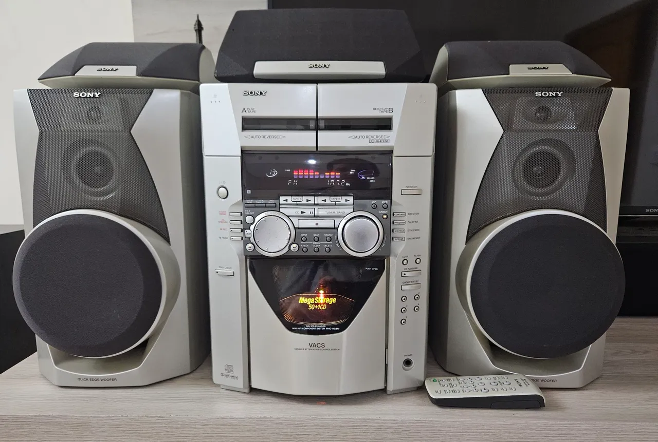 Mini System Sony HCD-MC3AV Importado Zerado!
