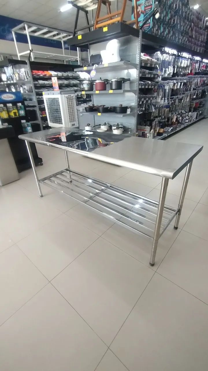 MESA DE MANIPULAÇÃO INOX 1.90 METRO IMECA  - Foto 2
