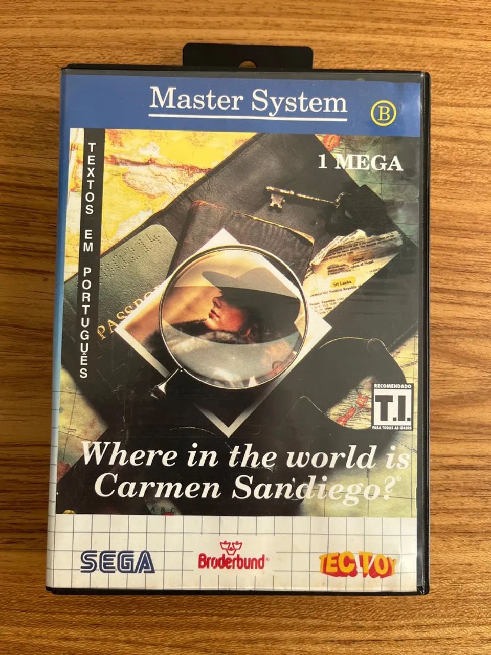 Jogo Master System - Carmen Sandiego Original Tectoy