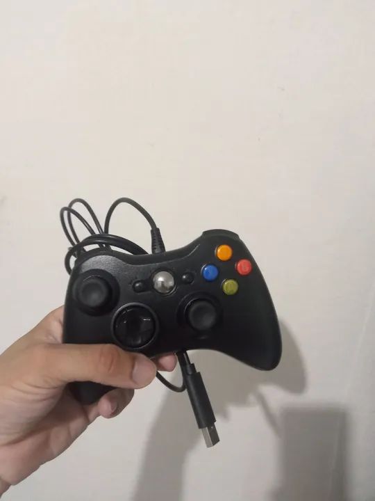 Kit dois controles de Xbox 360 e pc - Foto 5