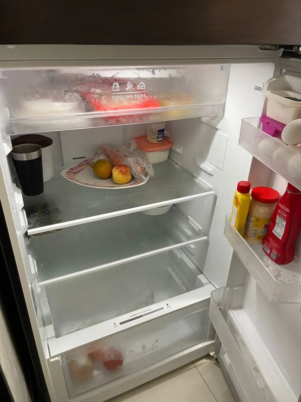 Vendo Geladeira Inox Midea 411L - Foto 4