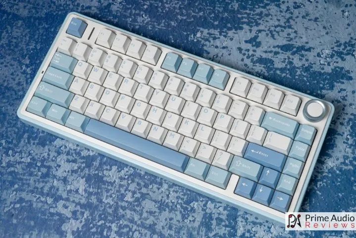 Teclado Mecânico Aula F75 Sem fio 2.4g, Cabo e Bluetooth - RGB - Entregamos - Foto 6