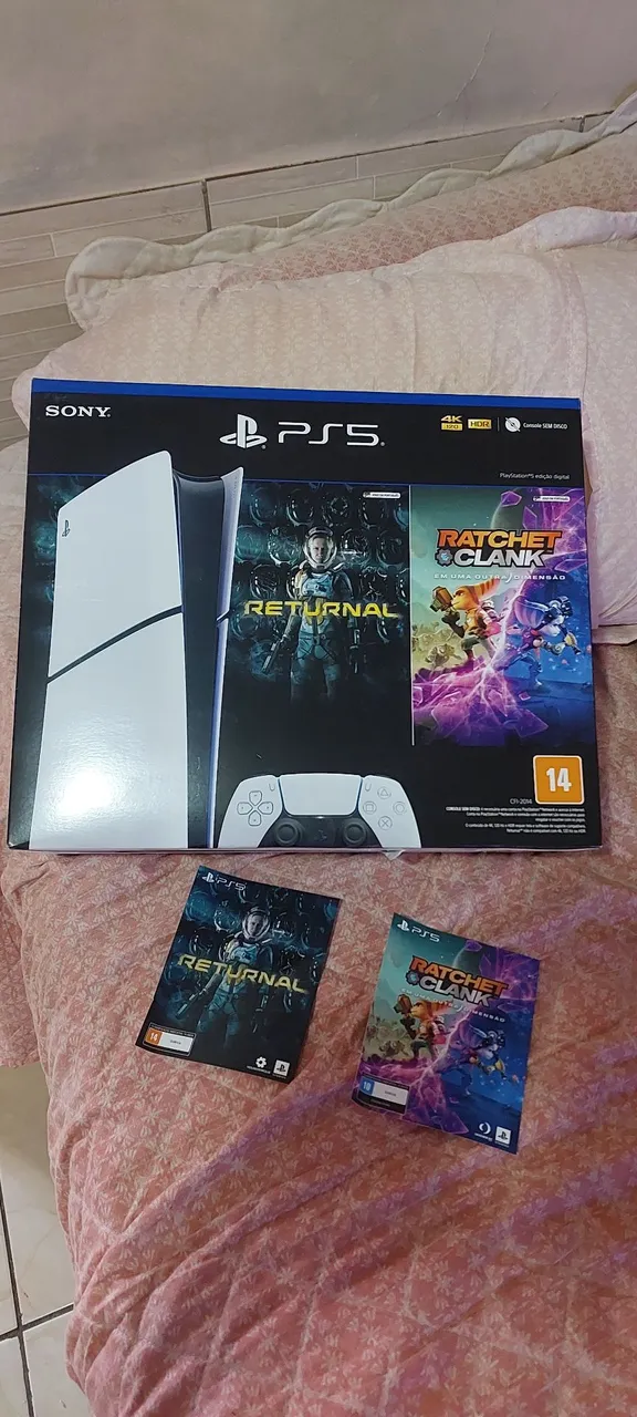2 jogos que veio no meu ps5 mídia digital