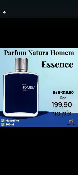 Perfume Natura Homem Essence 100ml