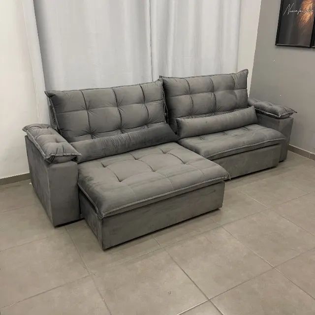Sofá Retrátil e Reclinável Ilove