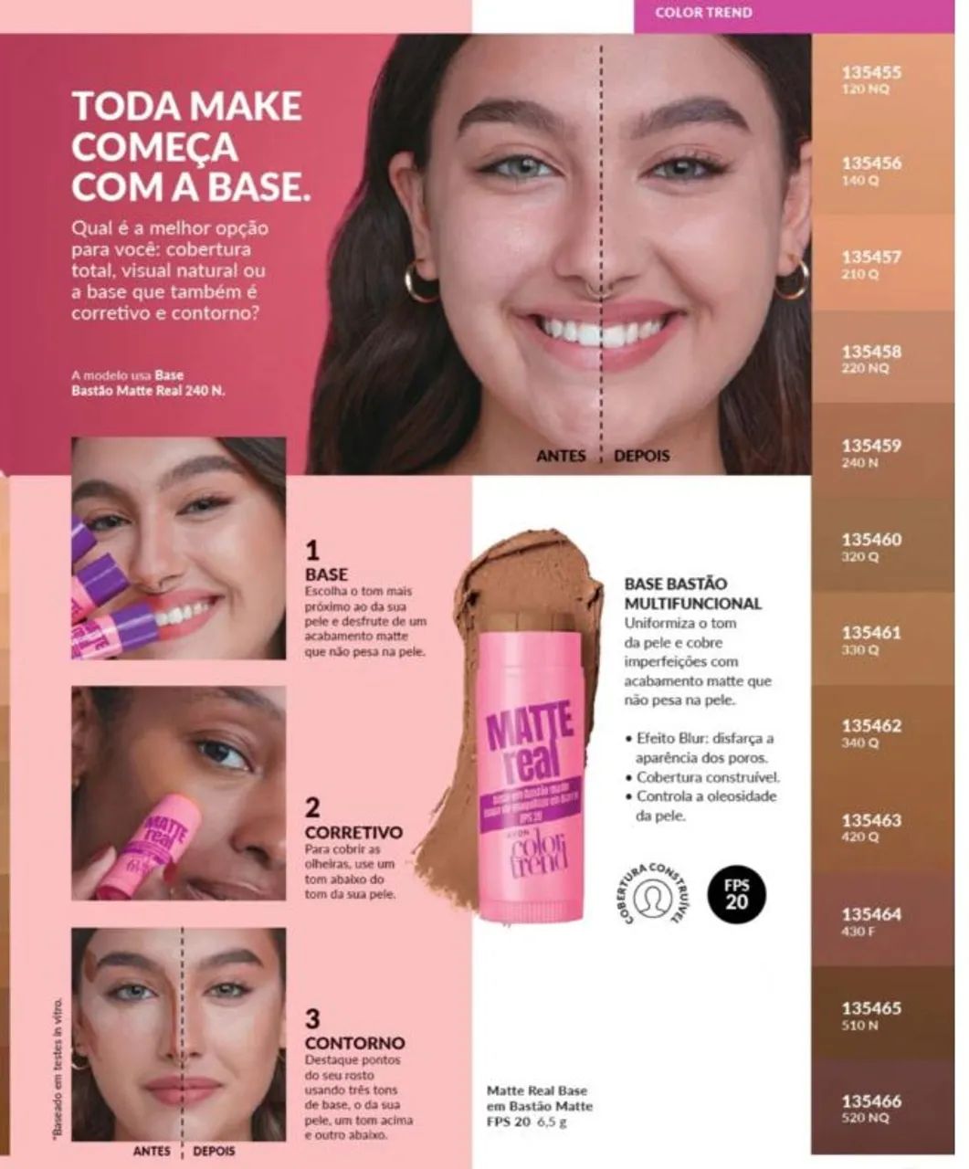 Base Bastão Avon COLOR TREND " Diversos " - Foto 2