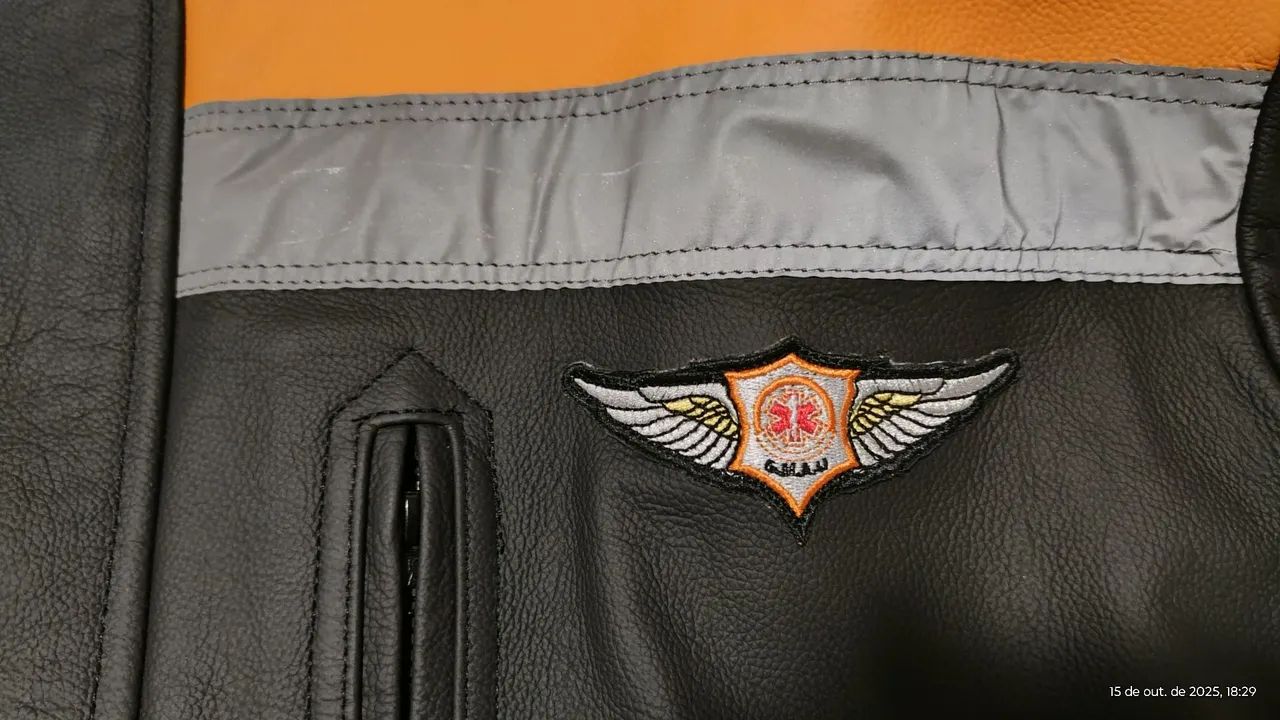 Jaqueta de couro SAMU  - Foto 4