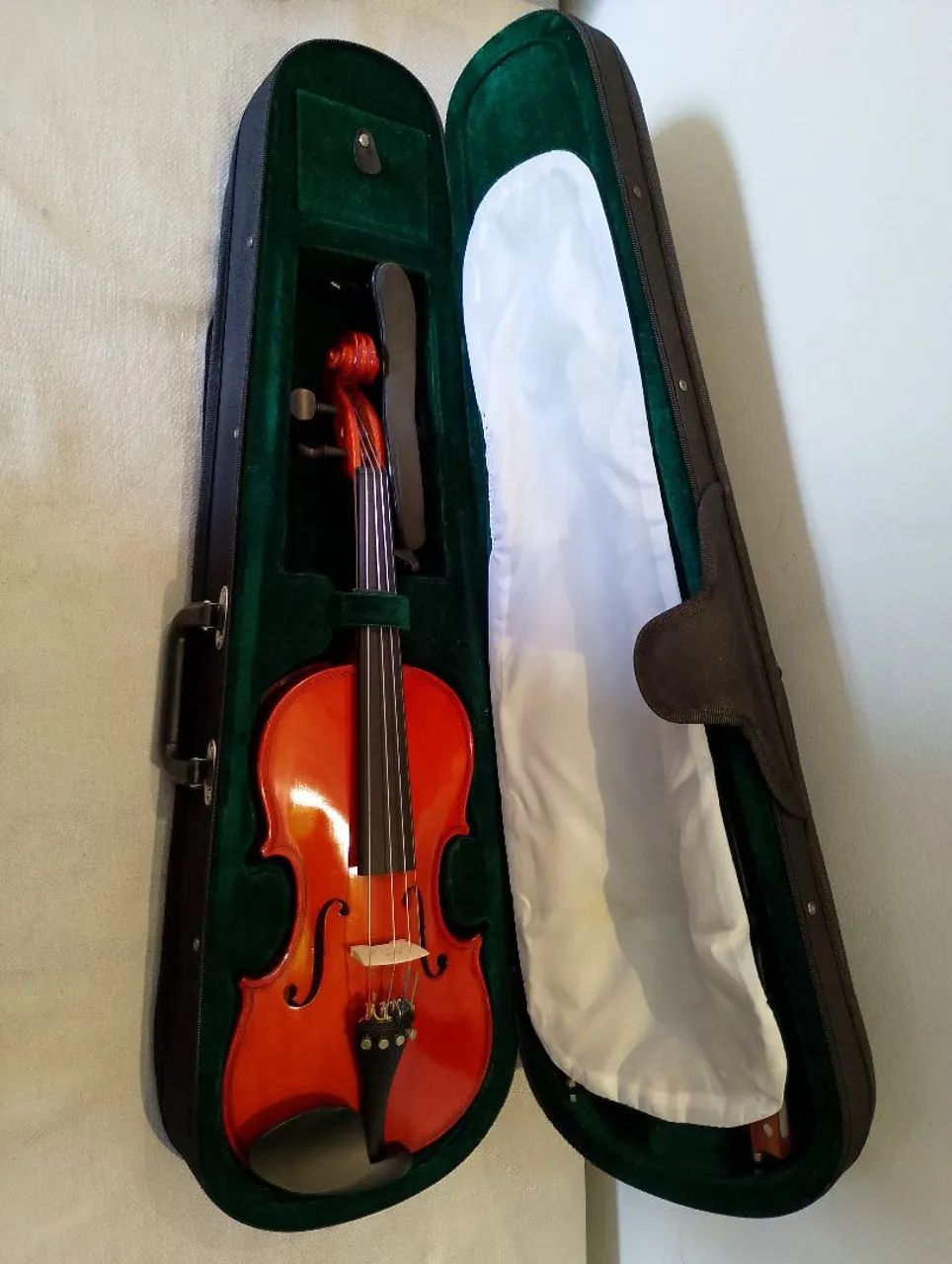 Violino Vermelho Michael com Estojo e 2 Arcos - Foto 3