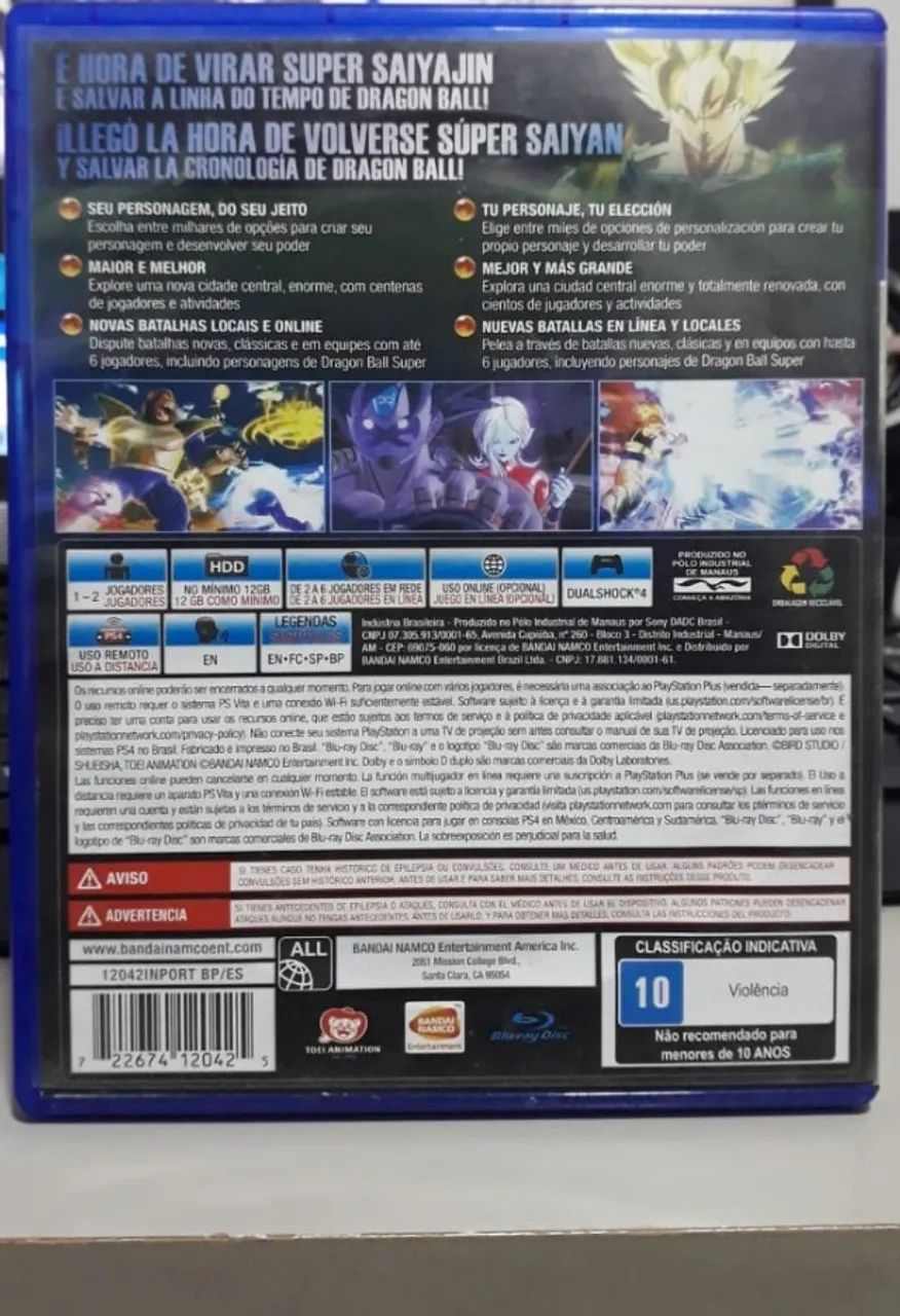 Jogo - Dragon Ball Xenoverse 2 - Ps4  - Foto 3