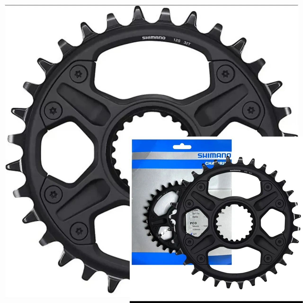 Coroa Shimano DIRECT M6100 32 Dentes - Foto 2