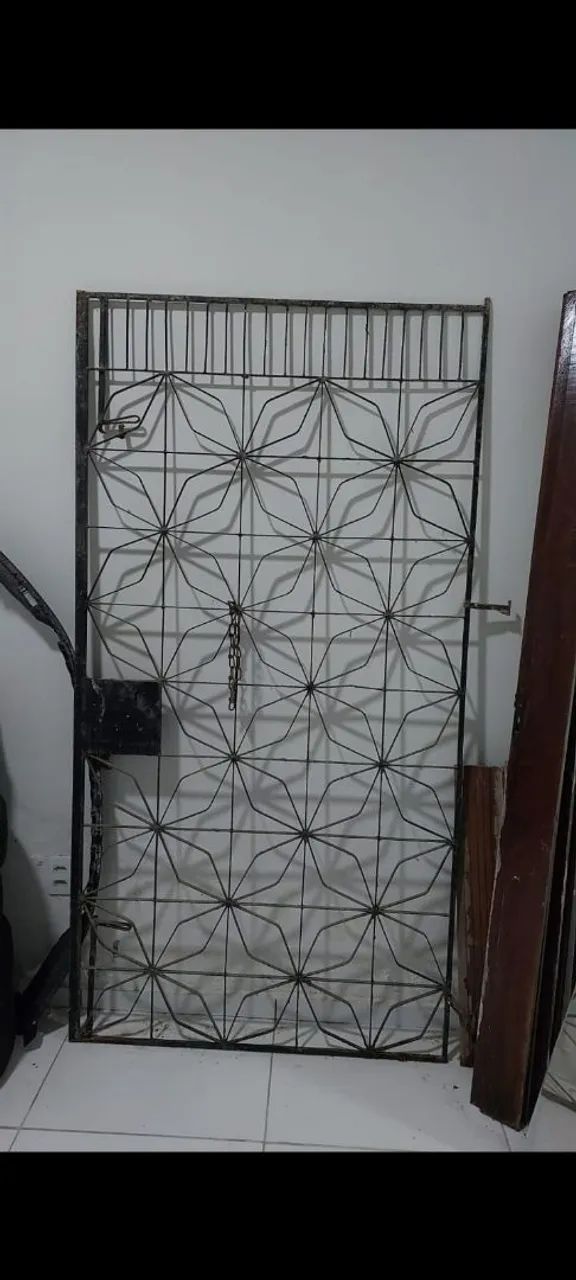 Portão de ferro com design moderno - Foto 2