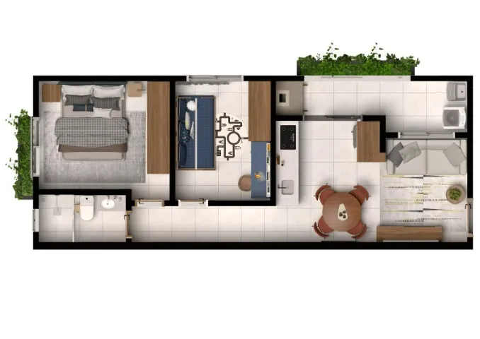 Valor Promocional - Última Unidade 2 dorm c/sacada churrasqueira - Ribeirão da Ilha