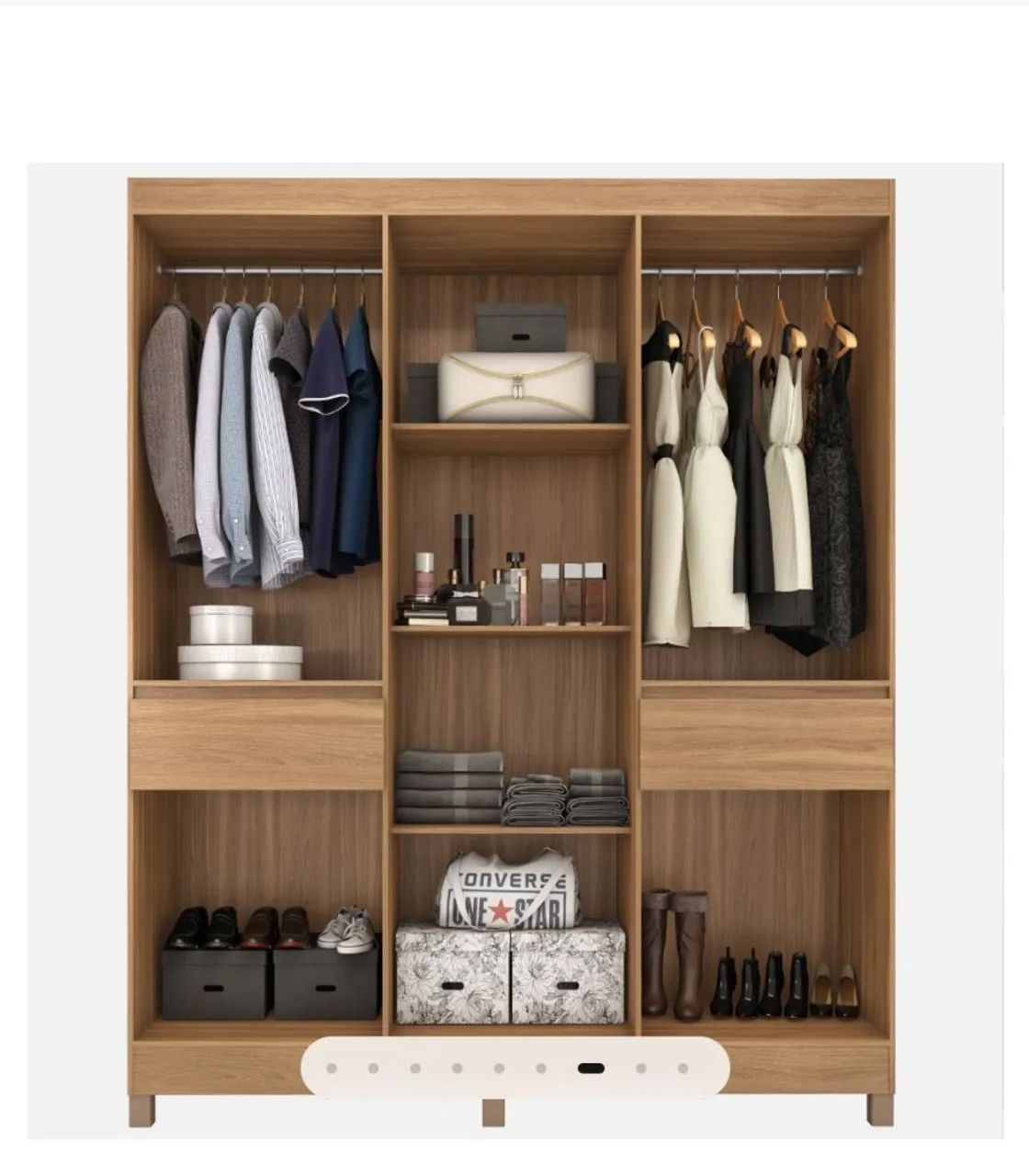 Guarda-roupa  Amadeirado novo  - Foto 2