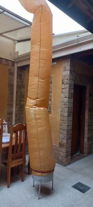 Torre inflável/biruta para estacionamento e posto de gasolina