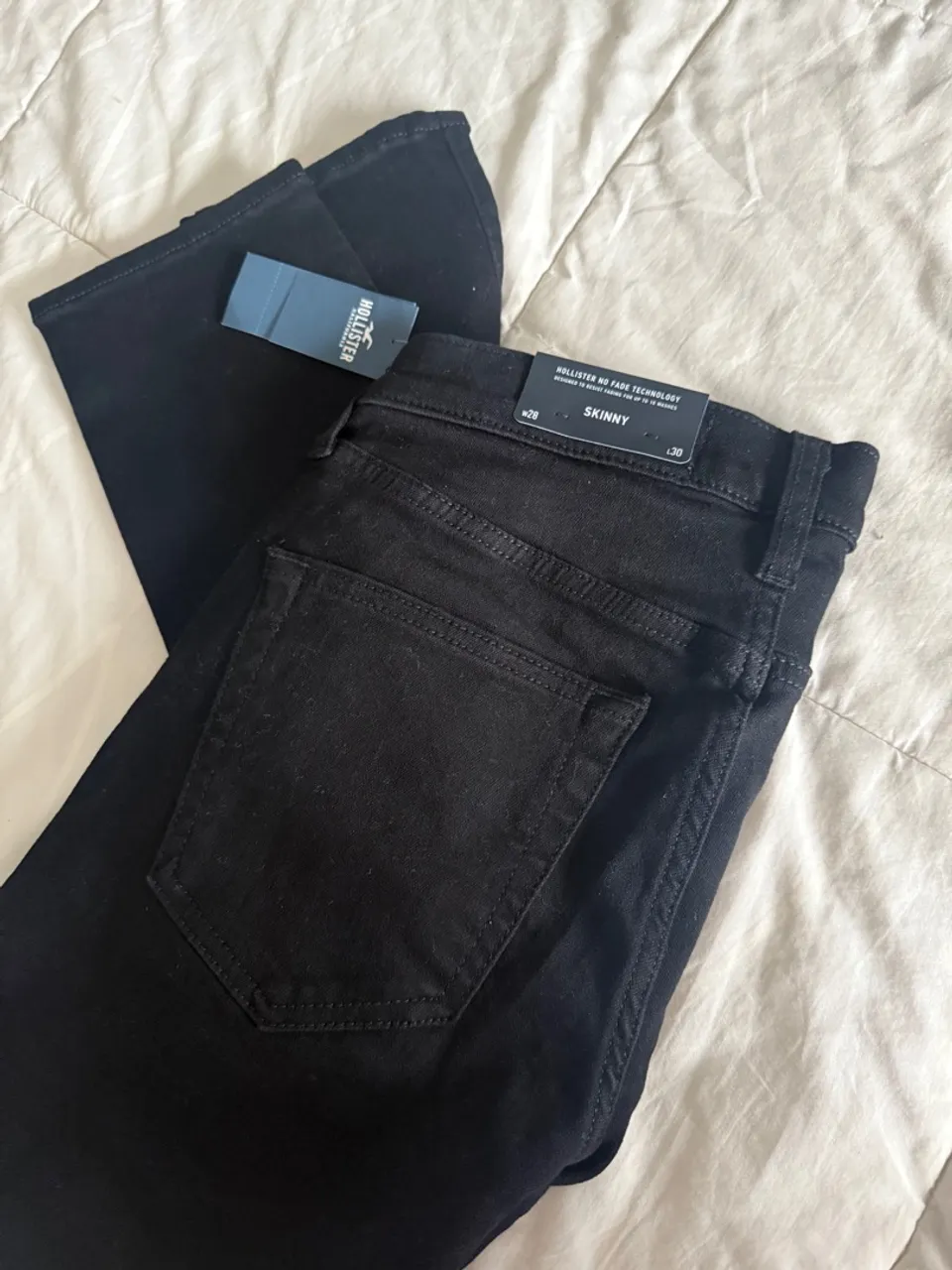 Calça Jeans Hollister Original - Skinny Preta