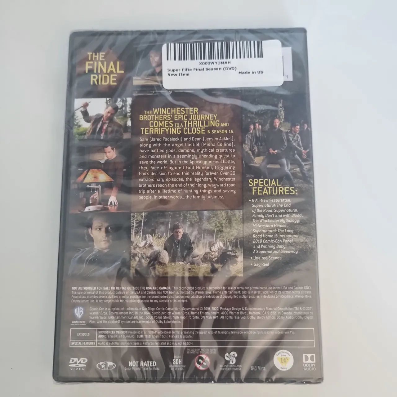 Supernatural 15 temporada dvd lacrado - Foto 2