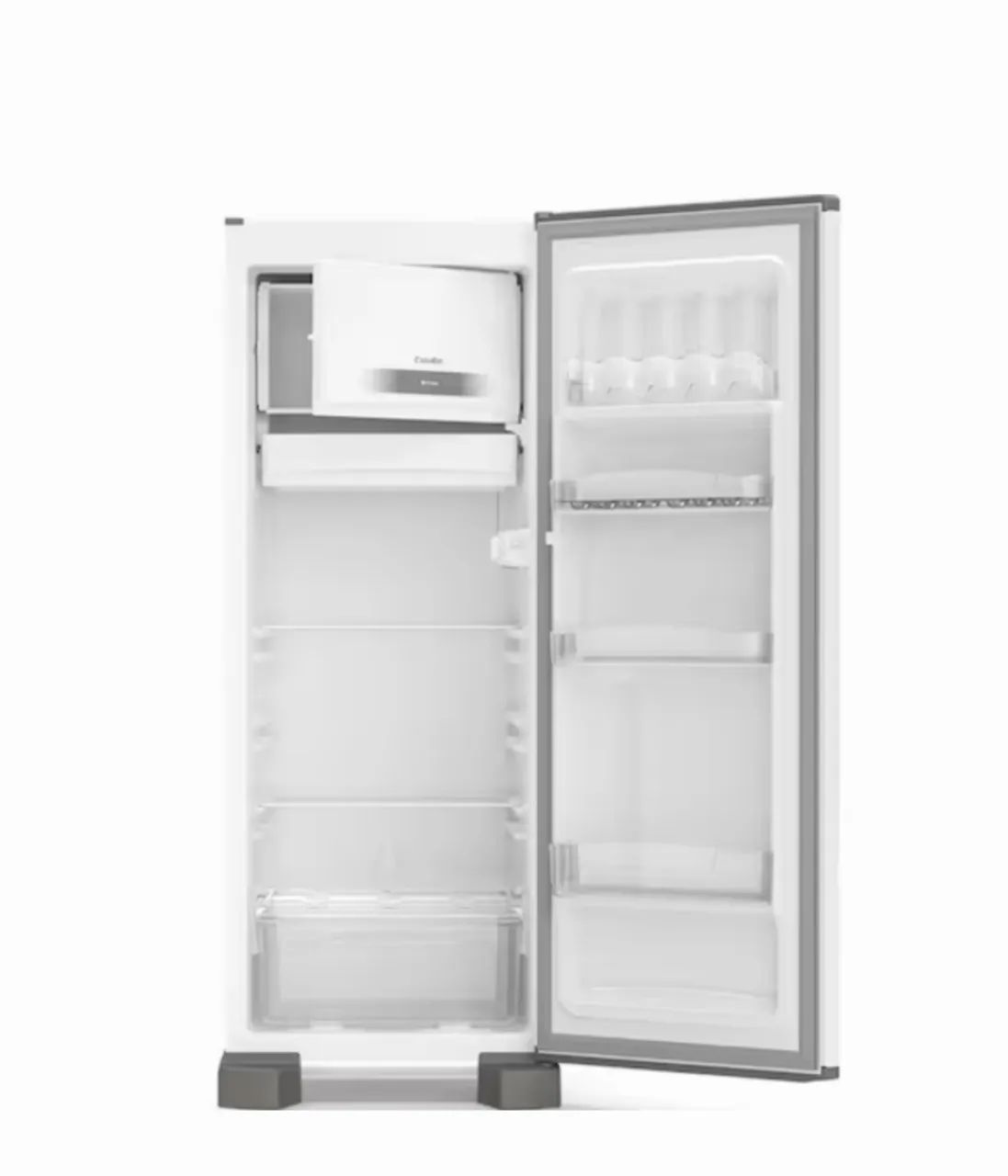 Geladeira Degelo Manual e Compressor Inverter Esmaltec A+ ROC31 PRO Cor Branca 245L  - Foto 4