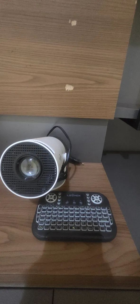 Projetor com controle