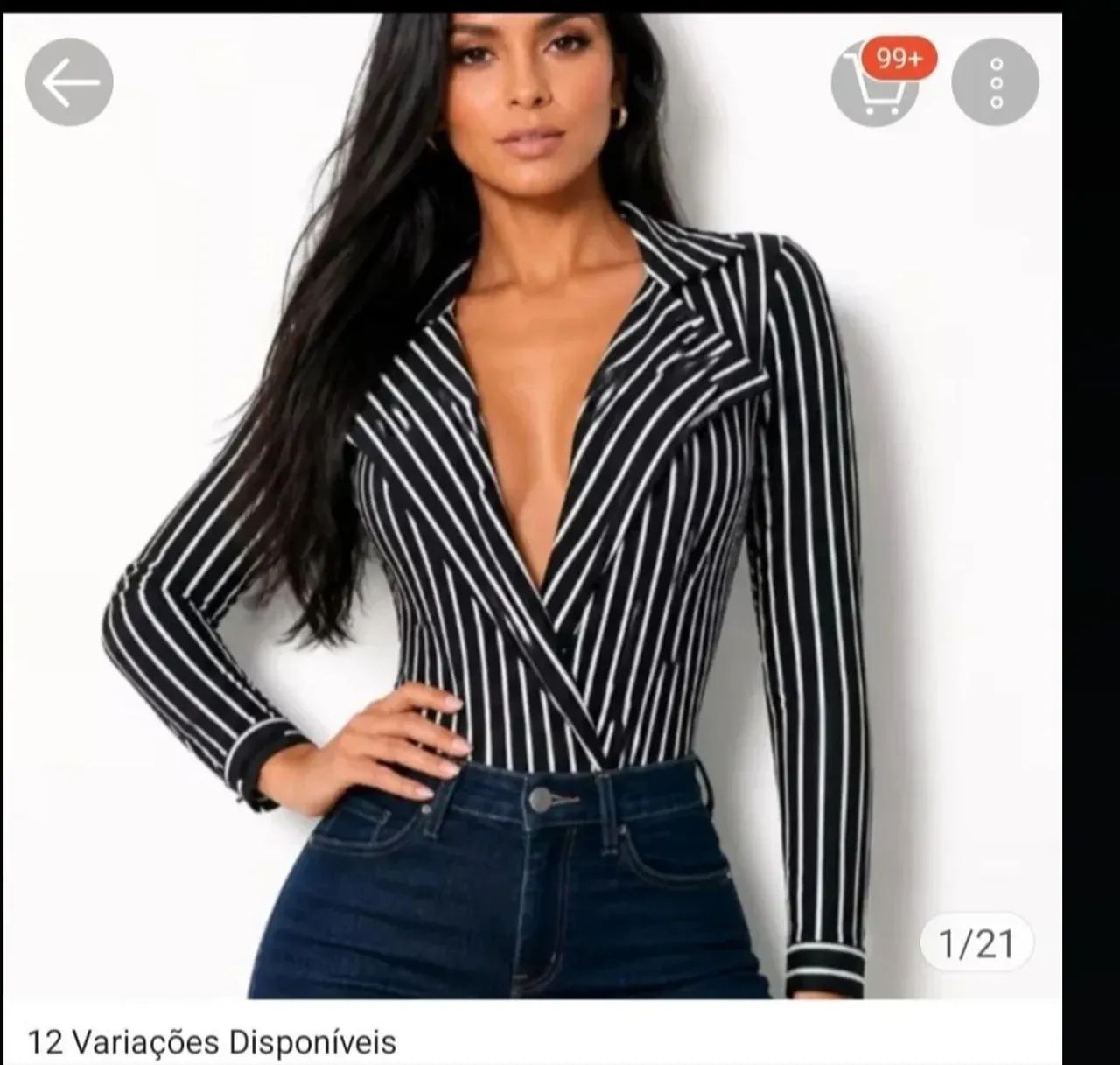 Body listrado lindo