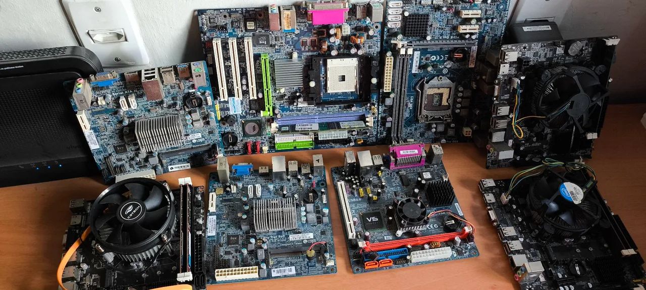Lote de placa mãe para computador 