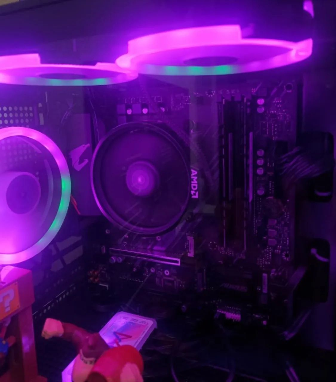 Paca mãe Aourus elite b550+ Rizem 55600 GT - Foto 4
