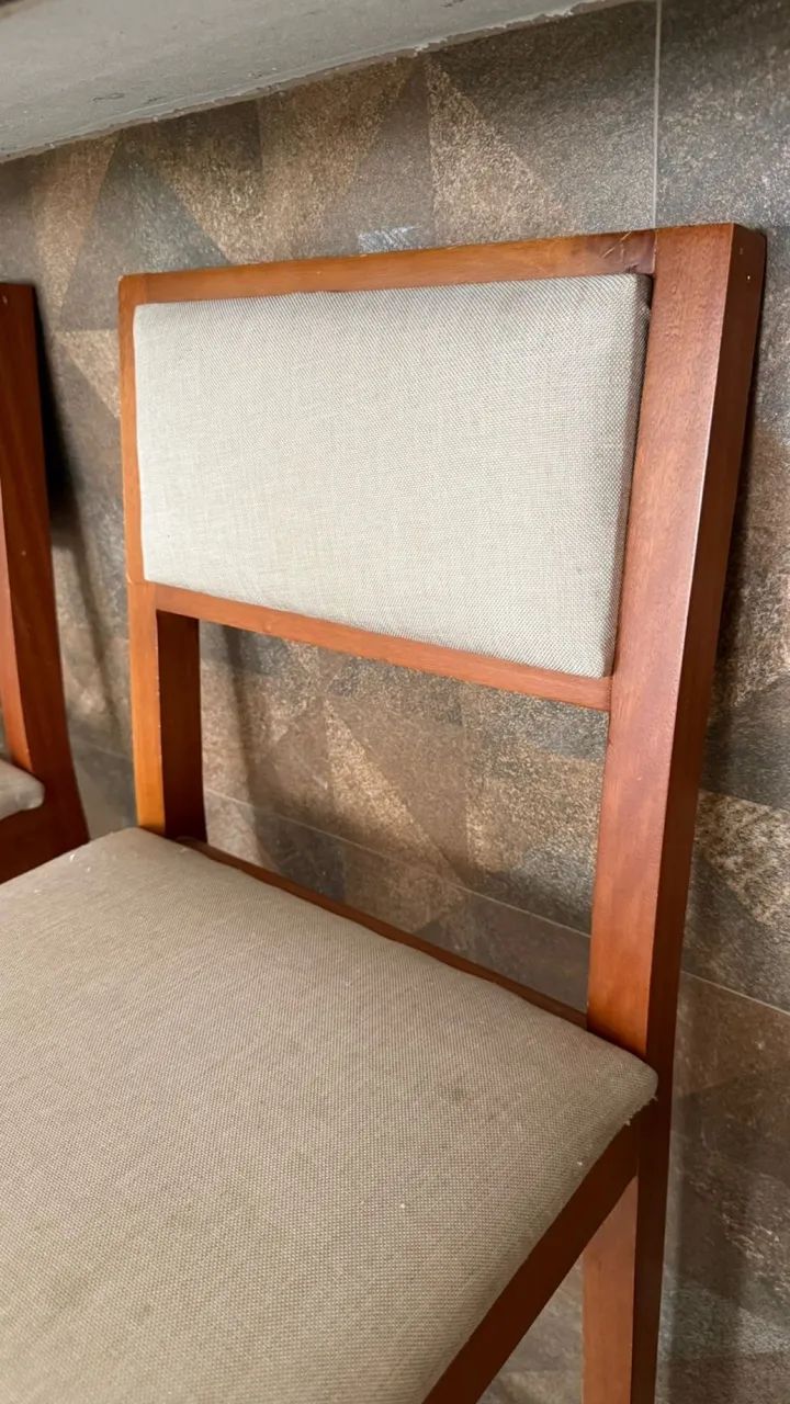 Banquetas de madeira  - Foto 4