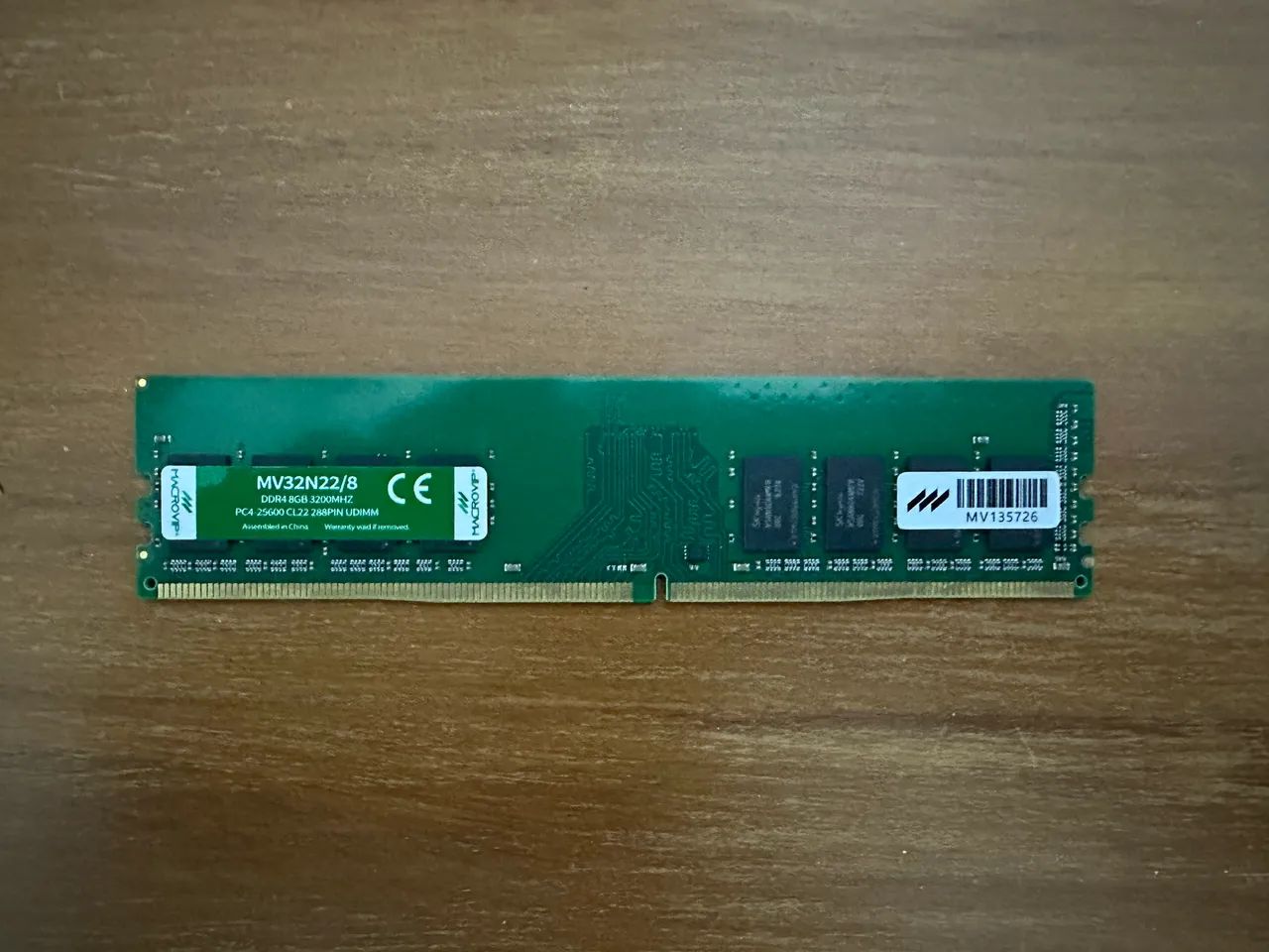 Memória RAM DDR4 8GB 3200MHZ