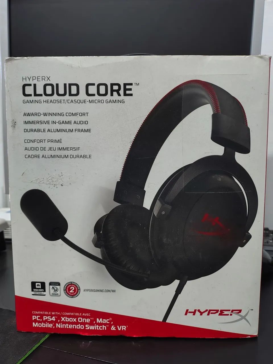 Headset Gamer Cloud Core Hyperx